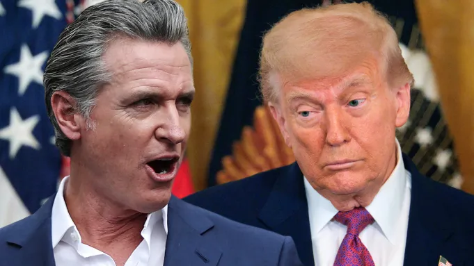 Newsom Rips ‘Dozy’ Trump, 79, for ‘Looking Awful’