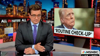 MSNBC Host Calls BS on Trump’s ‘Routine’ Health Checks