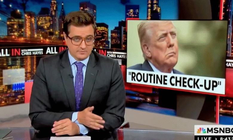 MSNBC Host Calls BS on Trump’s ‘Routine’ Health Checks