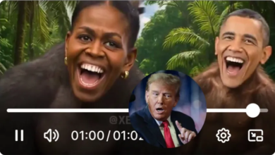 Leavitt says Truth Social posts are straight from Trump…a week after his team blamed a staffer for ‘Obama ape’ video Leavitt says Truth Social posts are straight from Trump…a week after his team blamed a staffer for ‘Obama ape’ video